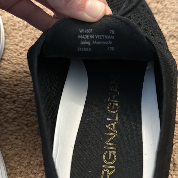 Cole Haan Women’s OriginalGrand Stretchlite Wingtip Oxford Black Size 7 - Picture 5 of 13